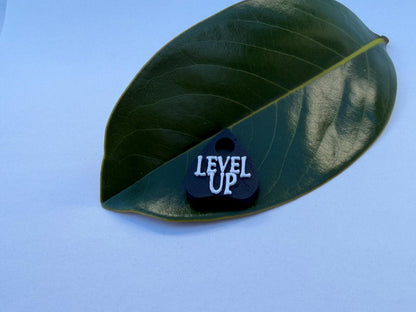Level Up Inspired Planchette Focal Bead