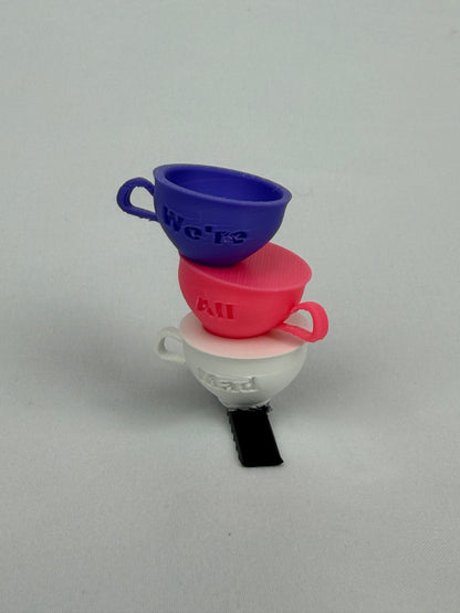 We're All Mad Teacup Stack Sprout