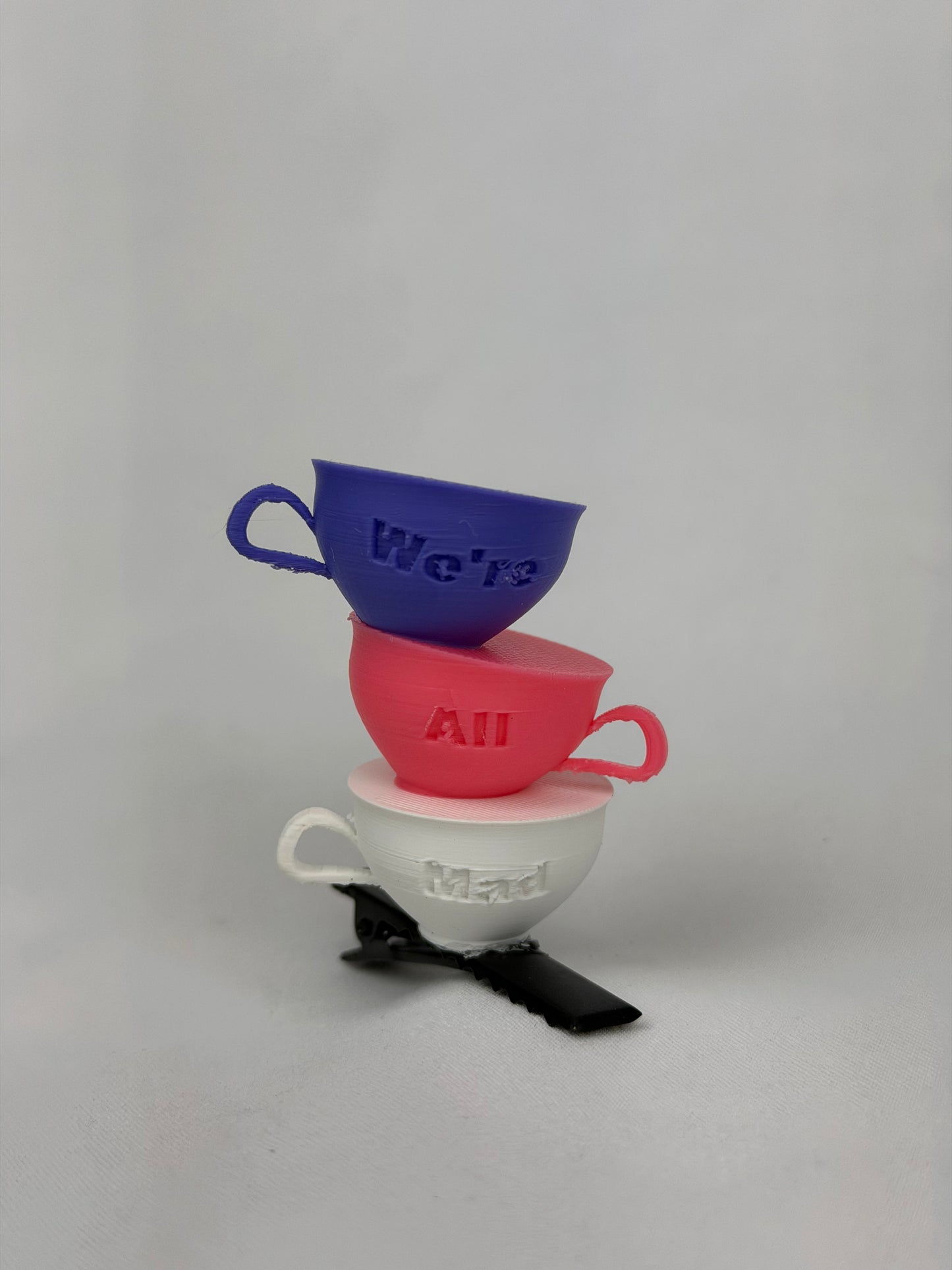 We're All Mad Teacup Stack Sprout