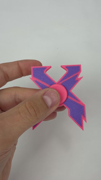 Excision Inspired X Logo Fidget Spinner