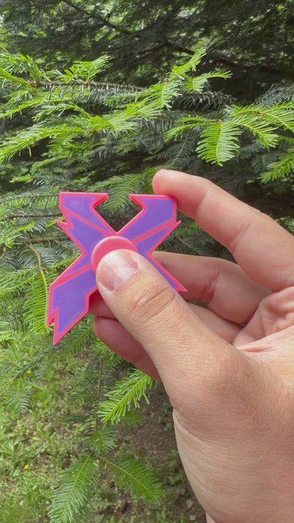 Excision Inspired X Logo Fidget Spinner